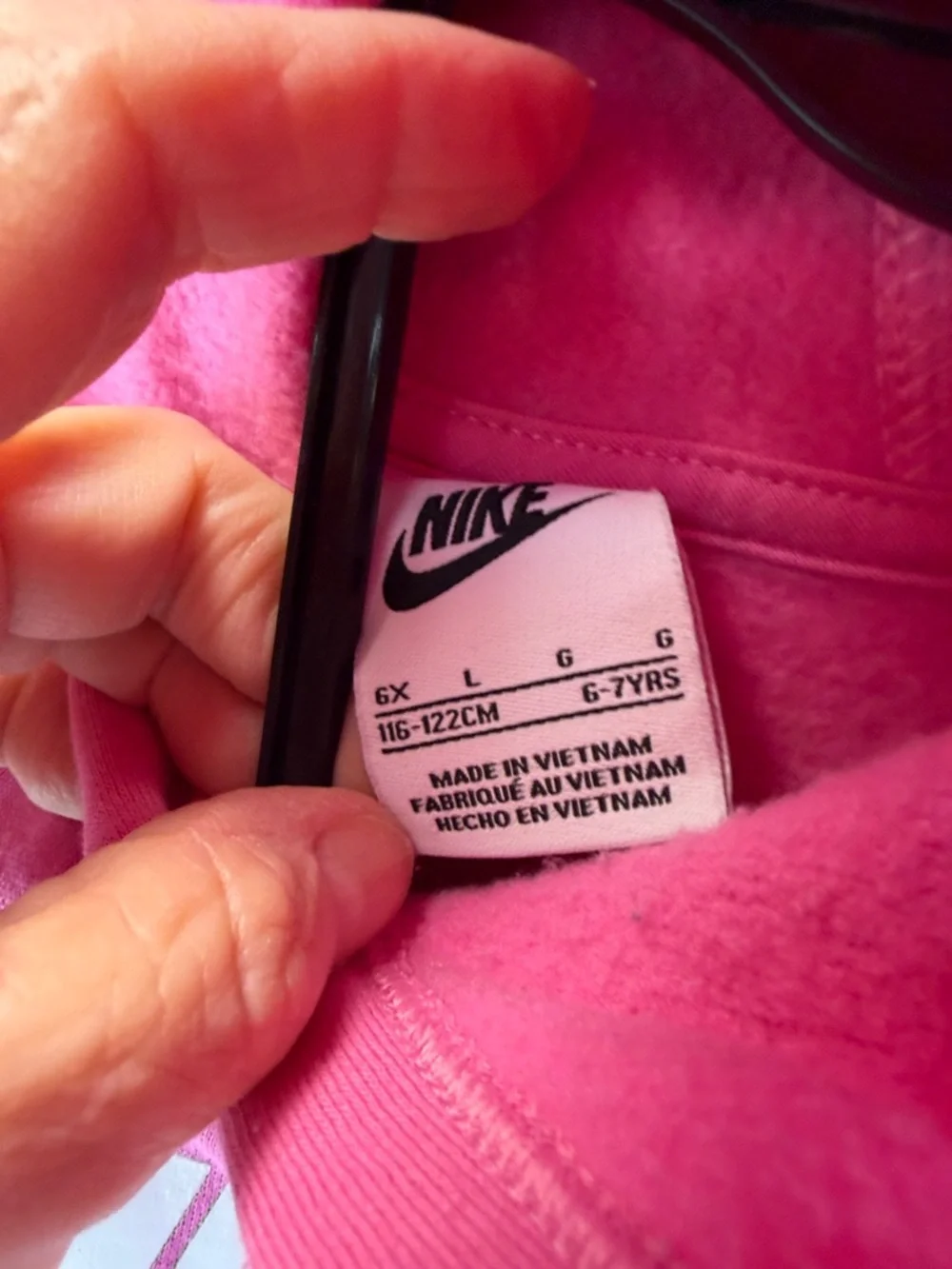 Girls Nike Pink Hoodie and Jogger Set - Picture 4 of 9
